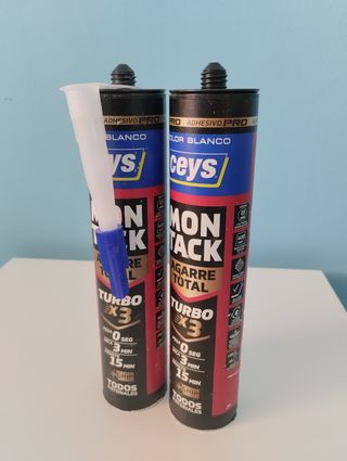 Adhesivo silicona, X 2