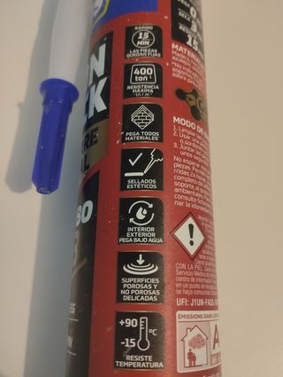 Adhesivo silicona, X 2