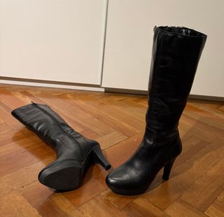 BOTAS Altas de Piel, Patricia Miller (Talla 36)