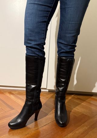 BOTAS Altas de Piel, Patricia Miller (Talla 36)