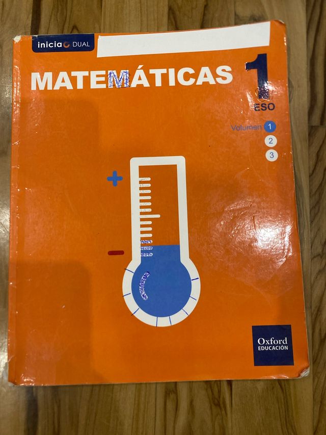 Inicia Dual Matemáticas 1º ESO Libro Volumen 1