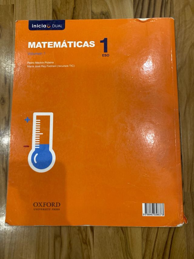 Inicia Dual Matemáticas 1º ESO Libro Volumen 1
