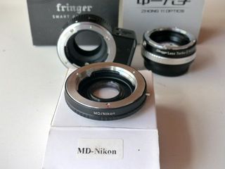 2 adaptadores nikon a fuji