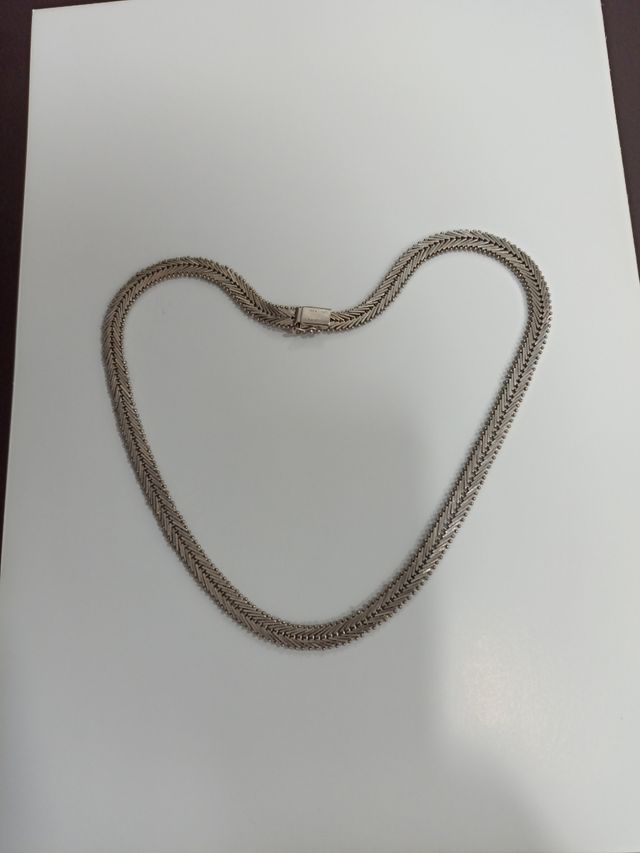 Collar de plata 925 gran tamaño