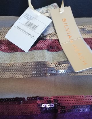 Minigonna paillettes tg S nuova con cartellino