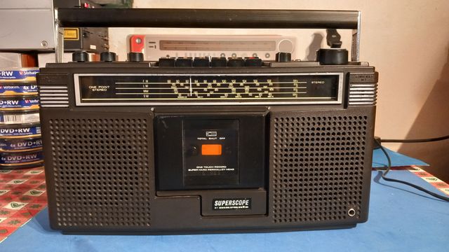 Radioregistratore Superscope by Marantz