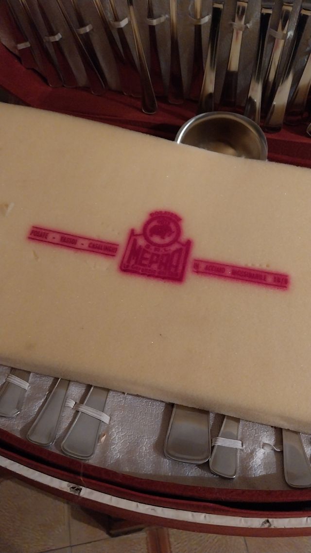 Set di posate vintage in acciaio