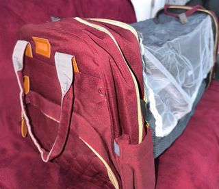 Mochila para bebe y cuna