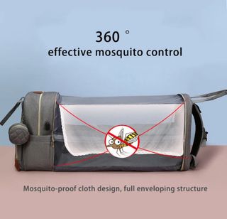 Mochila para bebe y cuna