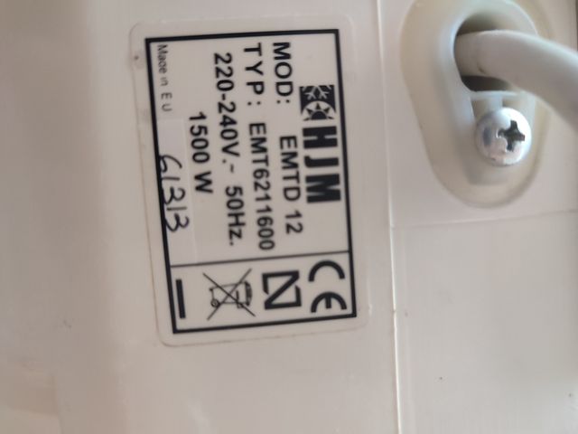 Radiador eléctrico hjm energía azul