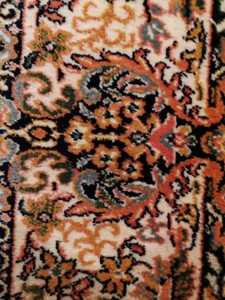 Alfombra tipo persa de lana natural 300x200