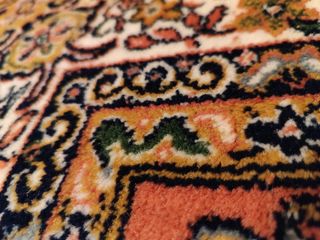 Alfombra tipo persa de lana natural 300x200