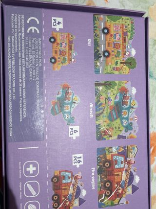 Puzzle 4 en 1 96 piezas