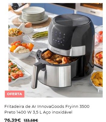 Freidora de aire caliente - Innovagoods - 3.5L