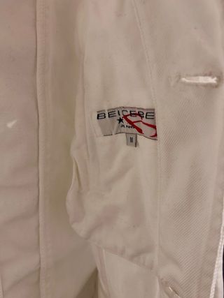 Cazadora vaquera blanca vintage de Beicebe Jeans