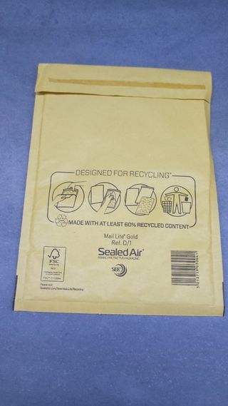 5x Buste postali imbottite D1 20x27cm 