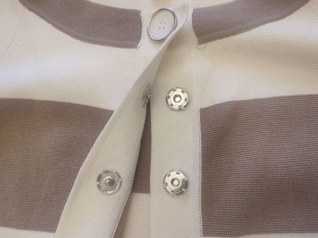 Chaqueta elegante mujer, beige y marrón