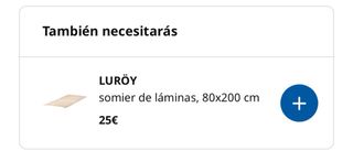 Cama extensible IKEA