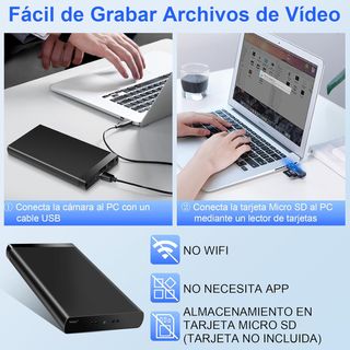 Nisanuki  Mini Cámara Espia Oculta 10000mAh