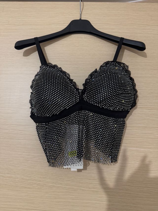 Top beillantinato con coppe