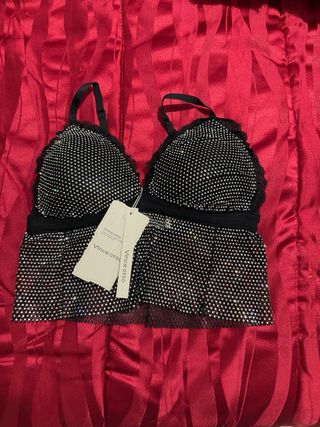 Top beillantinato con coppe