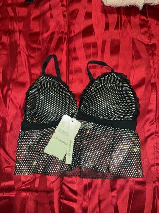 Top beillantinato con coppe