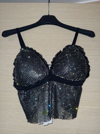 Top beillantinato con coppe