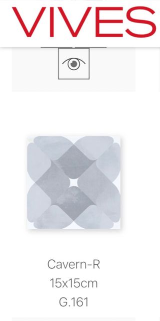 Porcelánico efecto hidráulico Vives 
