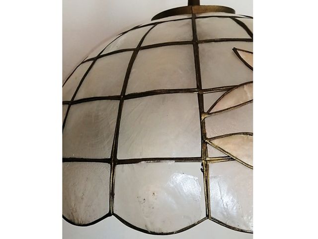 LÁMPARA COLGANTE DE NÁCAR