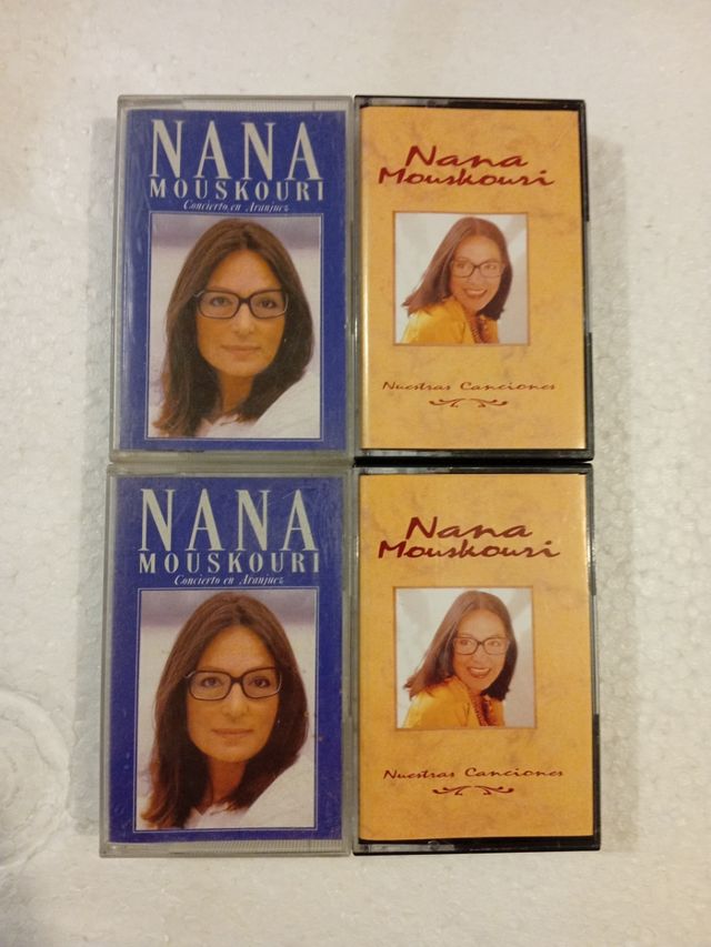 4 CASSETTES. NANA MOUSKOURI.