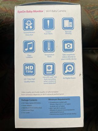 Cámara vigilabebés DLink EyeOn