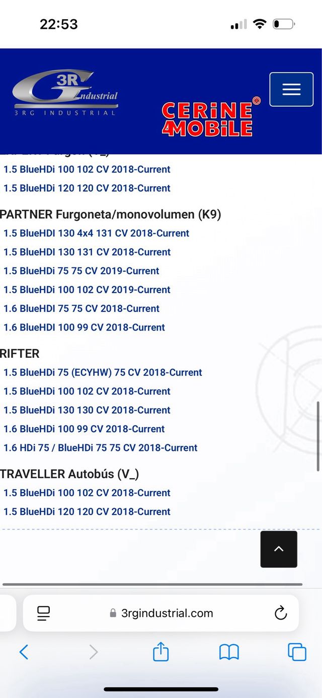 Inyector Urea Adblue 85299