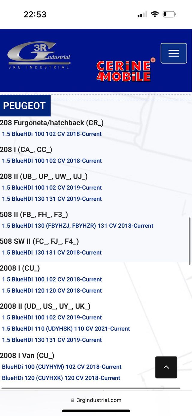 Inyector Urea Adblue 85299