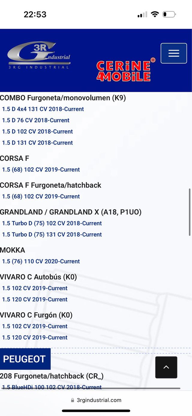 Inyector Urea Adblue 85299