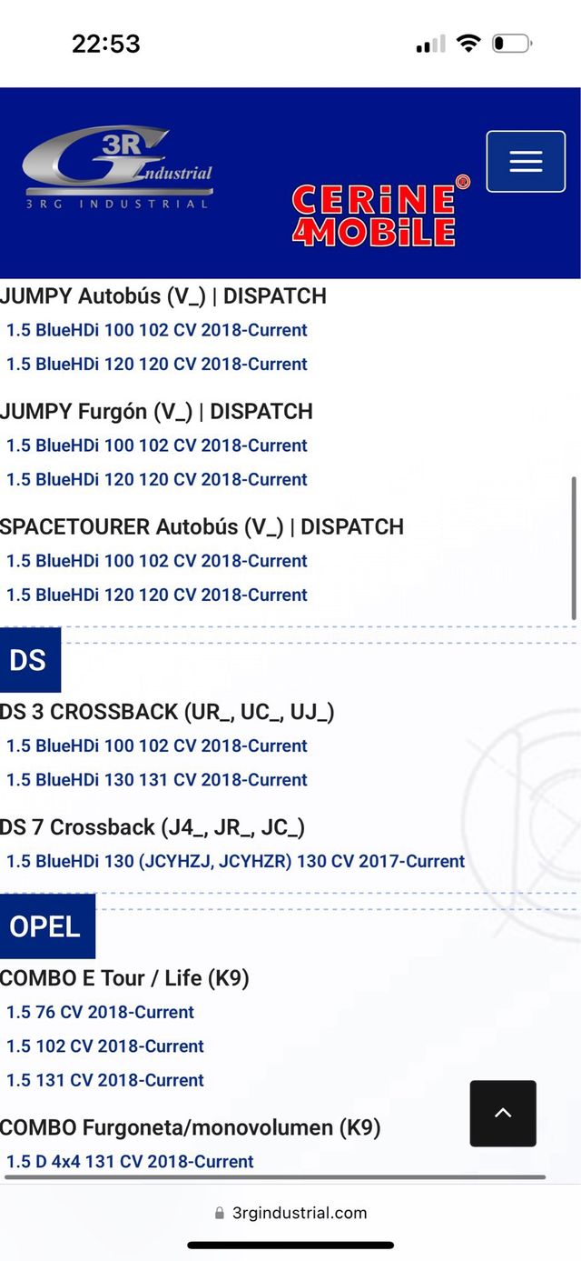Inyector Urea Adblue 85299