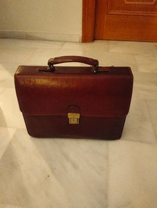 Maletín de piel de vacuno original