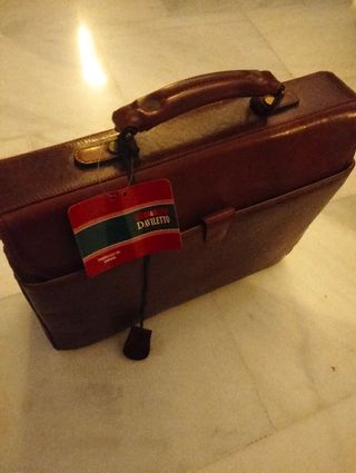 Maletín de piel de vacuno original