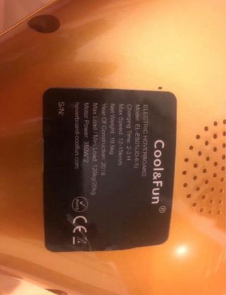 Hoverboard Cool Fan JD 6.5 Dorado