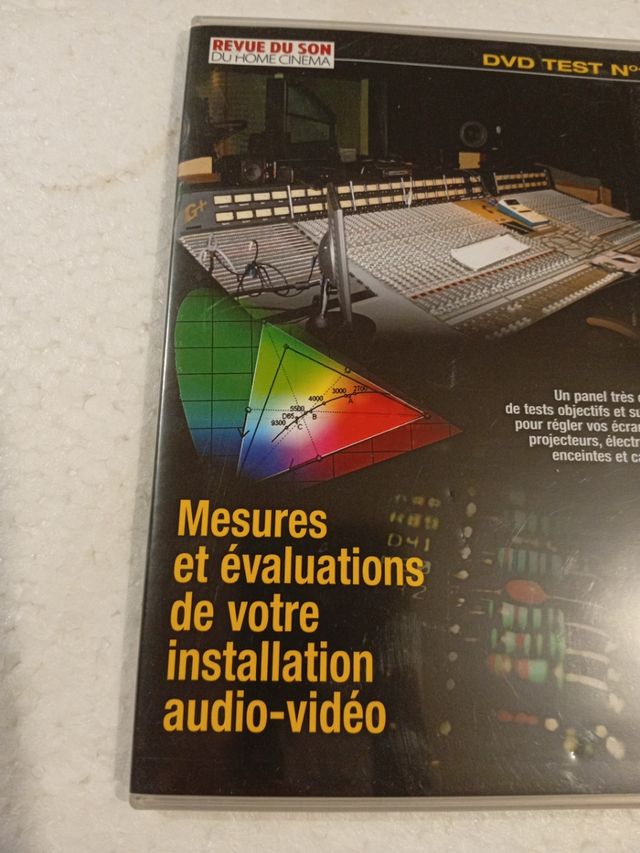 1 DVD-TEST MEDIDAS Y EVALUACIONES PARA AUDIO-VIDEO