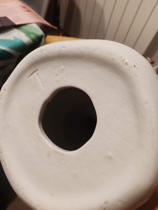 Statua dama porcellana