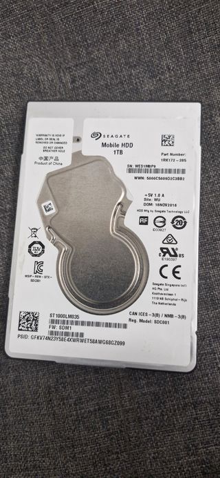 Disco duro seagate 1tb