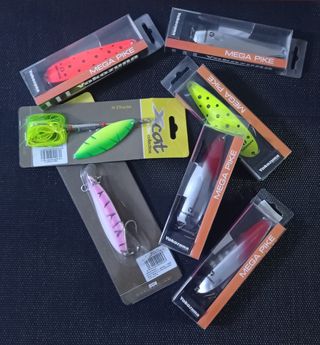 LOTE CUCHARILLAS GRANDES PESCA NUEVAS PESCAR