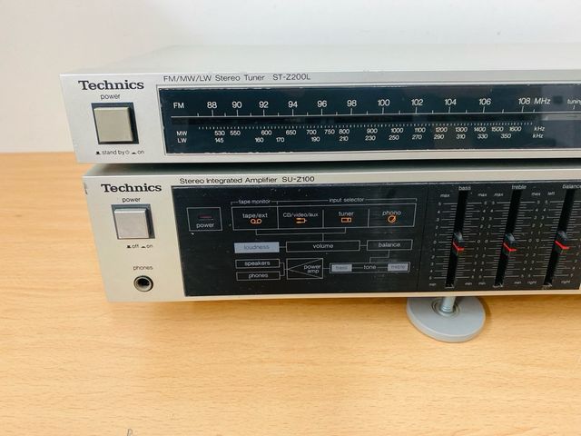 Technics Amplificador SU Z100 y Sinton. ST Z200L