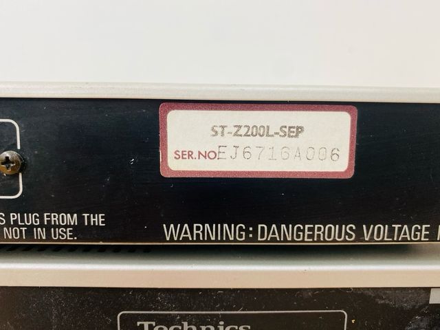 Technics Amplificador SU Z100 y Sinton. ST Z200L