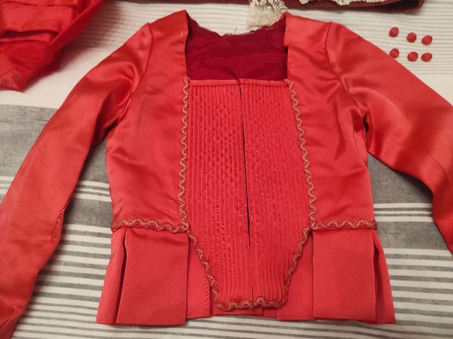 Corpiño fallera niña