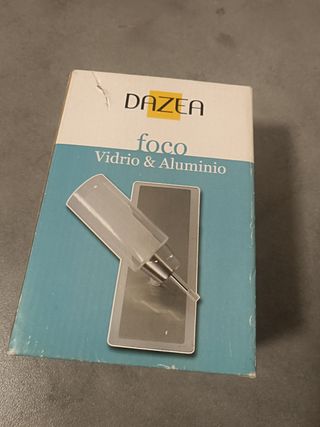 Foco vidrio y aluminio