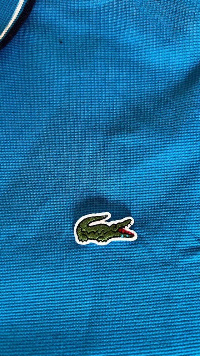Jersey niño azul lacoste