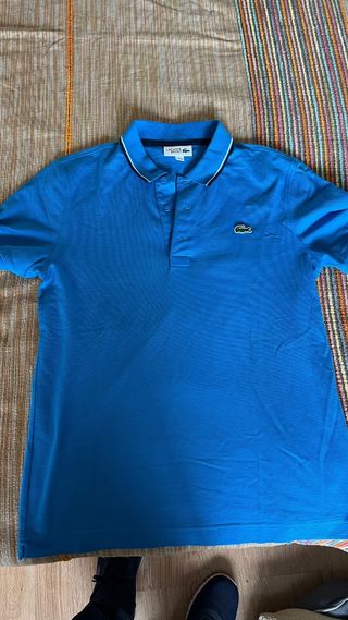 Jersey niño azul lacoste