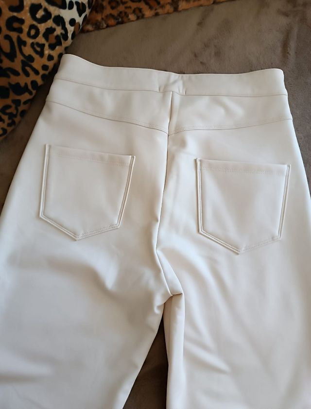 Pantalone termico panna 'Tezenis' 