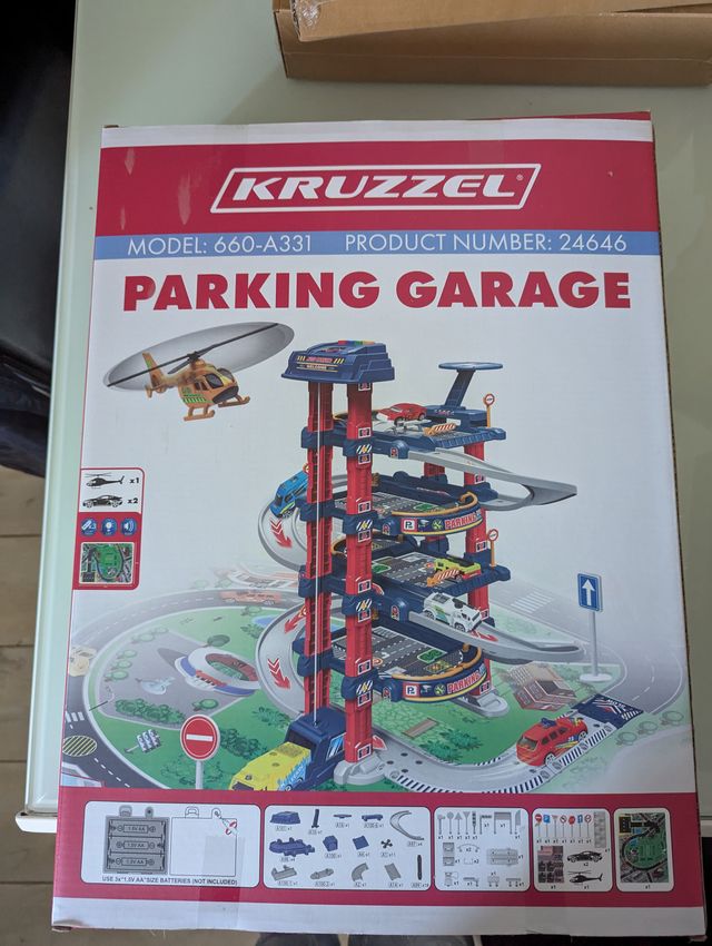 Parcheggio garage giocattolo per bambini 4 Livelli